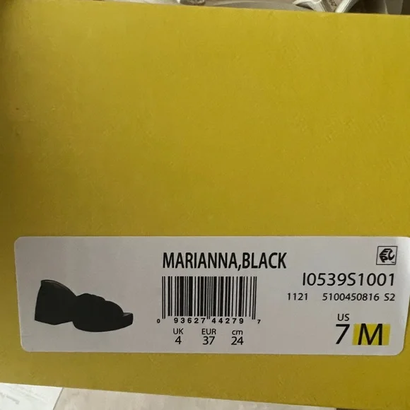 Circus NY Marianna Block Heel Black Sandals US  7 - Picture 8 of 8